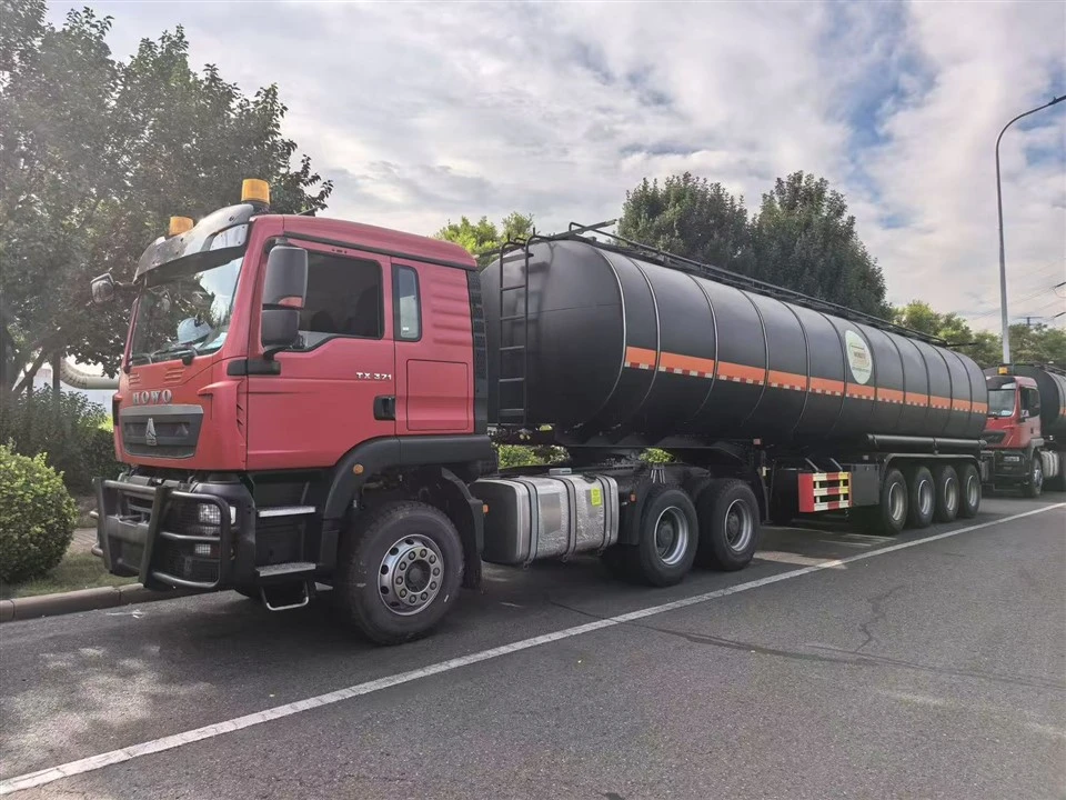 35m³ Carbon Steel Asphalt Tank Semi-trailer