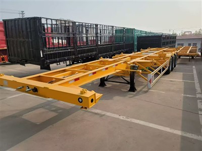 3nápravový skeletový kontejnerový přívěs